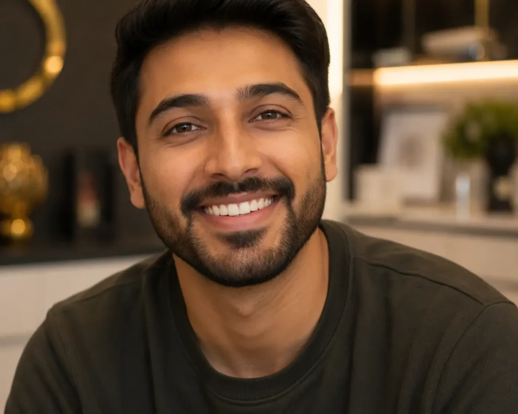 Natural-looking smile after a smile makeover at Pristine Dental, Chandigarh