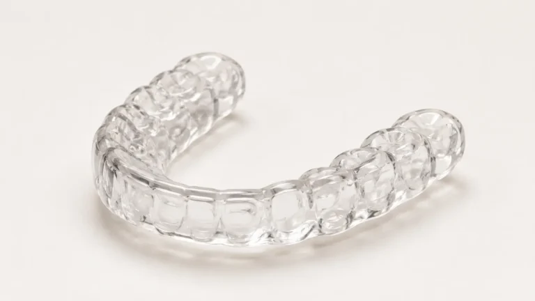 Custom splint (occlusal splint) for TMJ and teeth grinding at Pristine Dental