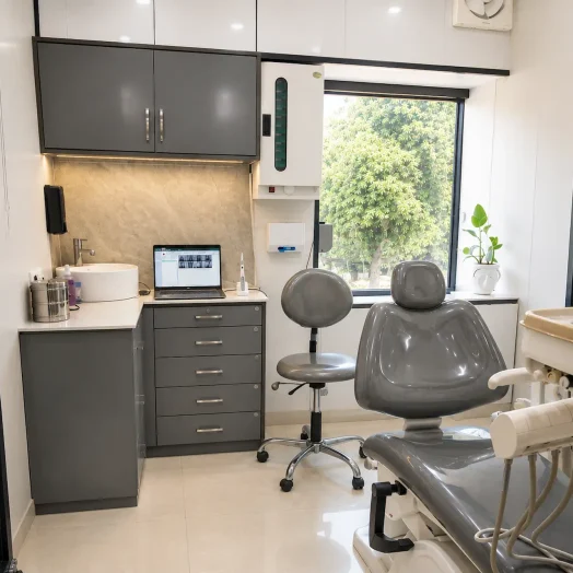 Second dental operatory at Pristine Dental, Sector 19D Chandigarh